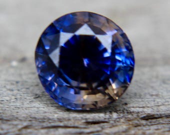 Natural Bi Coloured Sapphire | Coloured Sapphires | 1.17 Carat | 5.80 mm | Round Cut | Jewellery Making