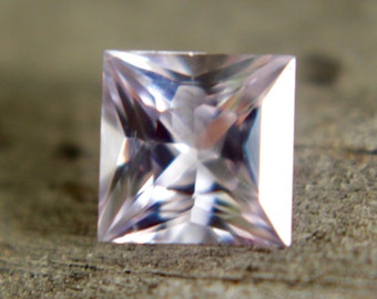 Natural Pale Pink Sapphire | Princess Cut | 0.92 Carat | 5.46x5.42 mm |  LOOSE GEMSTONES | Earth Mined Gemstones | Pink Engagement Rings