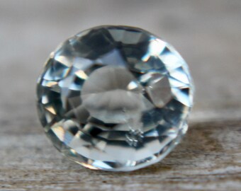 Natural White Sapphire | Oval Cut | 6.50x5.90 mm | Engagement Rings | Sapphire Jewellery | Loose Sapphire