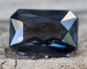 Loose Bi Coloured Sapphire | Emerald Cut | 9.36x6.32  mm | 2.60 Carat |  Unheated Gemstone | Jewellery Making Engagement Ring Loose Sapphire