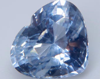 2.06 Carat Heart Shape Natural Blue Sapphire Unheated Ceylon Eye Clean Loose Sapphire Engagement Ring Gemstone Rare Earth Mined