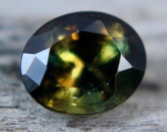 Natural Parti Sapphire | Oval Cut | 7.20x6.11 mm | 1.64 Carat | Unheated Untreated Sapphire | Bi Colour Sapphire Ring | Stone