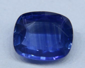Natural Blue Sapphire | Cushion Cut | 7.60x6.20 mm | 1.60 Carat | Loose Gemstone | Blue Sapphire Jewellery | Engagement Rings | Sapphire