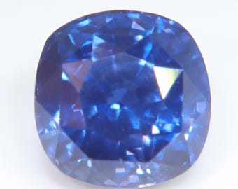Natural Purple Sapphire 3.53 Ct Cushion Cut, Unheated Ceylon Sapphire, Loose Violet Gemstone for Engagement Ring