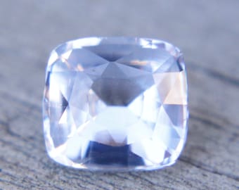 Natural Colourless Sapphire | Cushion Cut | 2.13 Carat | Clean | Ceylon White Sapphire | Engagement Ring | Sapphire Crystals | Gem Stones