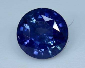 Natural Royal Blue Sapphire | Round Cut | 6 mm | 1.15 Carat | Blue Sapphire Ring | Engagement Rings | Jewellery | Vintage sapphire