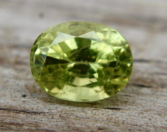 Natural Green Sapphire | 7.20x5.50 mm | 1.65 Carat | Unheated Untreated Gemstone | Loose Sapphire | Engagement Rings | Green Sapphire Ring