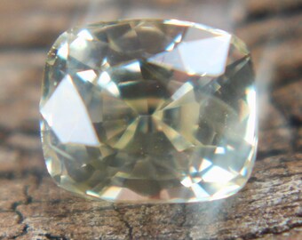 Natural Yellow Sapphire | Cushion Cut | 6.01x5.04 mm | 1.18 Carat | Unheated | Untreated | Ceylon Yellow Sapphire Ring | Engagement Ring