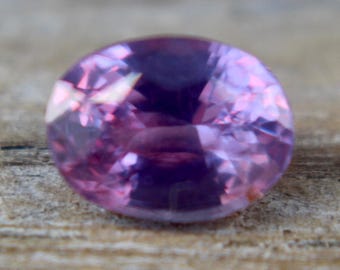 Natural Pink Purple Sapphire | Oval Cut | 6.95x5.20 mm | 1.14 Carat | Pink Sapphire | Sapphire Diamond Engagement Ring  | Unheated Sapphire