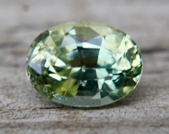 Natural Green Sapphire | Oval Cut | 6.64x5.00 mm | 1.10 Carat | Loose Sapphire | Unset Sapphire | Engagement Ring | Sapphire Ring