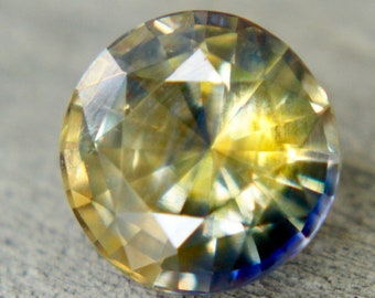 Natural Blue Yellow Sapphire | Bi Coloured Sapphire | 1.19 Carat | 6.40 mm | Oval Cut | Jewellery Making