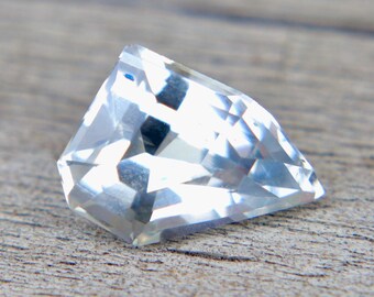 Natural White Sapphire – 1.91 Carat | Freeform Cut | Unheated | Ceylon Origin