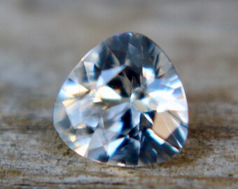 Natural White Sapphire | Trillion Cut | 5.20 mm | Unheated Untreated Sapphire | Clean Gemstones | Colourless Sapphire | Sapphire Ring