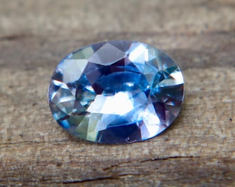 Natural Blue-Pink Sapphire 0.80 ct Oval Cut Loose Sapphire | Ceylon Untreated Gemstone | Eye Clean Sapphire for Jewelry Makers