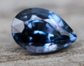 Natural Bluish Purple Spinel | Pear Cut | 7.67x5.16 mm | 1.08 Carat | Unheated | Untreated | Spinel Rings
