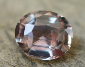 Natural Greenish Pink Sapphire | Oval Cut | 7.28x6.22 mm | 1.29 Carat | Greenish Pink Sapphire | Unheated Sapphire | Engagement Rings