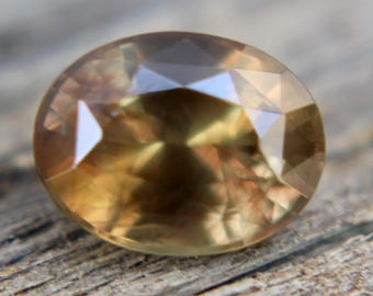 Natural Hazel Sapphire | Oval Cut | 1.74 Carat | 7.97x6.13 mm | Untreated Sapphire | Brownish Yellow Sapphire | RareColourSapphire