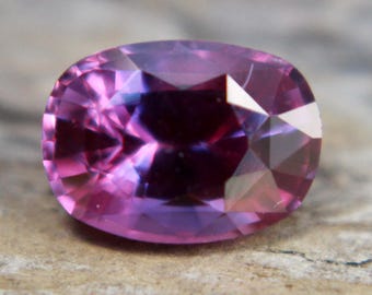 Natural Pink Blue Sapphire | Cushion Cut | 7.55x5.48 mm | 1.46 Carat | Bi Colour Sapphire Ring | Sapphire Ring | Engagement Rings | Stones