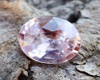 Natural Pale Pink Sapphire | Oval Cut | 7.45x5.66 mm | 1.13 Carat | Loose Corundum | Unset Sapphire | Engagement Rings | Sapphire Ring