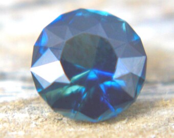 Australian Natural Blue Green Sapphire  | Round Cut | 1.12 Carat | 6.10 mm | Loose Gemstones | Natural Sapphire Rings | Natural Gemstones