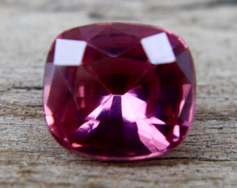Natural Pink Spinel | Cushion Cut | 1.70 Carat | 7.45x6.70 mm | Spinel Rings | Engagement Ring | Responsibly Earth Mined Spinel Gemstones