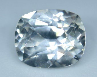 Natural White Sapphire | Cushion Cut | Jewellery Making | Loose Sapphire | Loose Diamond | Natural Gemstone | Jewellery | Engagement Ring