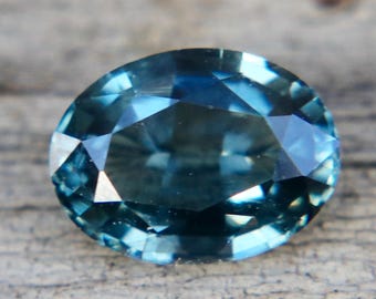 Natural Teal Sapphire | 1.03 Carat | Oval Cut | Heated | VS Clarity | Madagascar Origin | Loose Gemstone | For Ring or Pendant