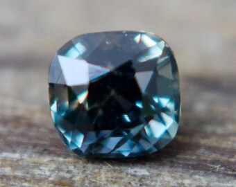Natural Parti Sapphire | Cushion Cut | 0.82 Carat | 4.96x4.83 mm | Loose Sapphire | Green Sapphire Rings | Jewellery | Gemstones