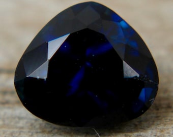 Natural Blue Sapphire | Pear Cut | 0.81 Carat | 5.72x5.19  mm | Jewellery Making Tools | Gemstones | Jewellery Designs | Crystals | Gifts