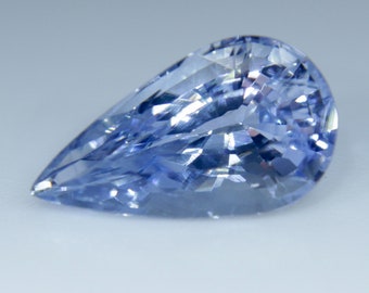 Natural Blue Sapphire | Loose BLUE Gemstone |  Pear Cut | 3.95 Carat | 13.10x7.45mm | Loose Gemstone Sapphire | Jewellery Making Stones