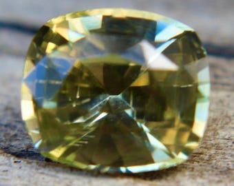 Natural Yellow Sapphire | Cushion Cut | 2.11 Carat | 7.90x6.90 mm | Yellow Sapphire Ring | Engagement Ring | Earth Mined Sapphire Ring