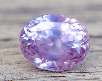 Natural Purple Sapphire 2.52ct | Oval Cut Unheated Ceylon Loose Gemstone | Eye Clean Faceted Sapphire for Jewelry & Engagement Rings