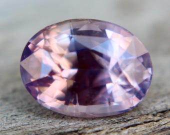 Unheated Natural Pink Blue Sapphire | Oval Cut | 1.97 Carat | 8.17x6.08 mm | LOOSE GEMSTONE | Bi Coloured Sapphire Ring | Engagement Ring |