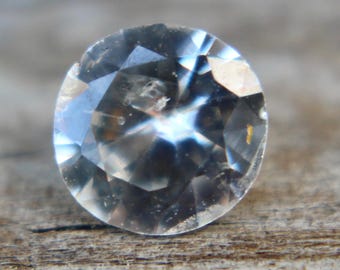 Natural White Sapphire | Round Cut | 0.70 Carat | 5.86 mm | Engagement Rings | Sapphire Ring | Engagement Rings | Colourless Sapphire