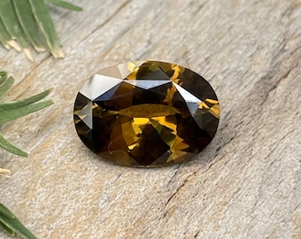 Natural Dijon Yellow Zircon | Oval Cut | 11.00x8.00 mm | 3.00 Carat | Loose Gemstone | Untreated | Natural Zircon Rings | Loose Gemstone