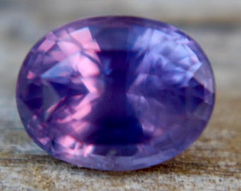 Natural Purple Sapphire | Oval Cut | 2.15 Carat | 8.27x6.43 mm | Genuine Earth Mined Natural Gemstoness | Jewellery Making Supplies