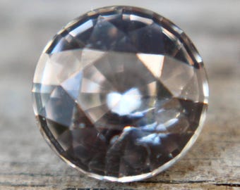 Natural White Sapphire With Slight Pink Hue | Round Cut | 6.40 mm | 1.43 Carat | Loose Gemstones | Unheated Sapphire | Engagement Rings