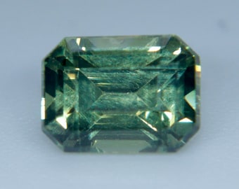 Natural Parti Sapphire | Emerald Cut | 1.29 carat | 6.40x4.82 mm | Engagement Ring | Wedding Ring | Anniversary Ring | Promising Ring