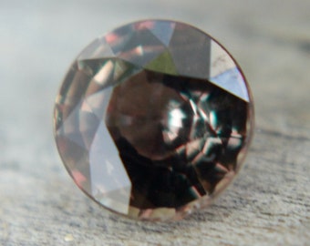 Natural Brown Sapphire | Round Cut | 6.48 mm | 1.23 Carat | Loose Gemstones | Stones | Unheated Sapphire | Engagement Rings