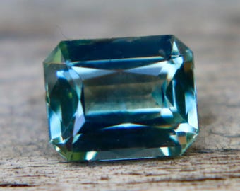 Natural Blue Green Sapphire 1.01 Ct Emerald Madagascar | Teal Sapphire Loose Gemstone | Engagement Ring Stone | Untreated Natural Sapphire
