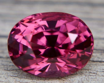 Natural Vivid Hot Pinkish Red Spinel 2.67 Ct Flawless Ceylon Oval Loose Gemstone for Engagement Ring Rare Collector Jewelry
