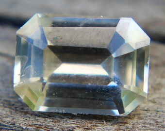 Natural Yellow Sapphire | Emerald Cut | 7.08x5.18  mm | 1.12 Carat | Yellow Sapphire Ring | Engagement Ring | Yellow Sapphire | Gemstones