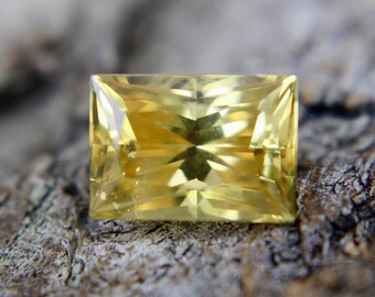 Natural Vivid Yellow Sapphire | Princess Cut | 2.42 Carat | 8.10x5.73 mm | Yellow Sapphire Rings | Sapphire Jewellery | Engagement Rings
