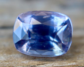 Beautiful Natural Lilac Sapphire | Cushion Cut | 8.00x6.00 mm | 2.30 Carat | Unheated Untreated Sapphire | Engagement Sapphire Rings