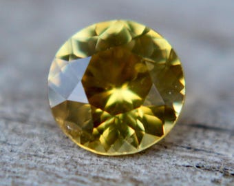 Natural Yellow Sapphire | Round Cut | 5.90 mm | Sapphire Rings | Engagement Rings | Jewellery | Wedding Bands | Loose Gemstones