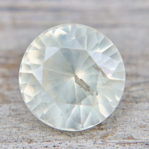 Zafiro amarillo pálido de Ceilán de 2,30 ct: piedra preciosa natural sin calentar