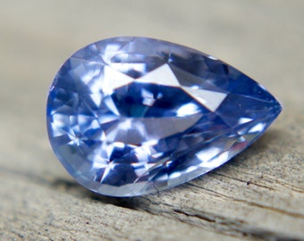 Beautiful Natural Cornflower Blue Sapphire | Pear Cut |  10.89x7.37 mm | 3.40 Carat | Unheated | Engagement Rings | Sapphire Jewellery