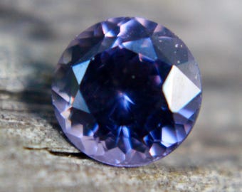 Natural Purple Spinel | Round Cut | 6.40 mm | Ceylon Spinel | Loose Gemstone | Unheated Gemstones | Engagement Ring | Spinel Rings