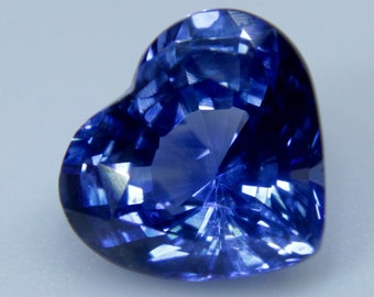 Natural Blue Sapphire | Heart Cut | 7.50x6.80 mm | 1.67 Carat | Blue Sapphire Rings | Engagement Rings | Jewellery Making | Jeweller