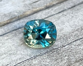 Natural Teal Sapphire | Cushion Cut | 1.12 Carat | 5.87x5.00 mm | Green Sapphire | Jewellery Supplies | Jewellery Design | Jewellery Setting